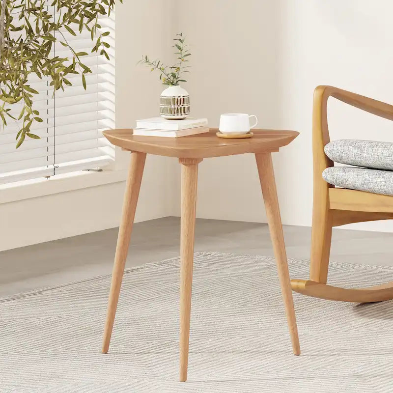 Table d'appoint en bois Mid-Century
