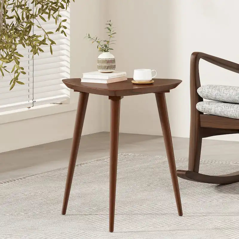 Table d'appoint en bois Mid-Century