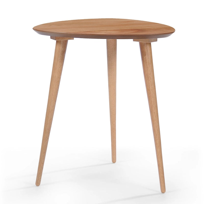 Table d'appoint en bois Mid-Century