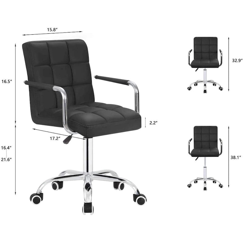 Chaise de bureau réglable en hauteur